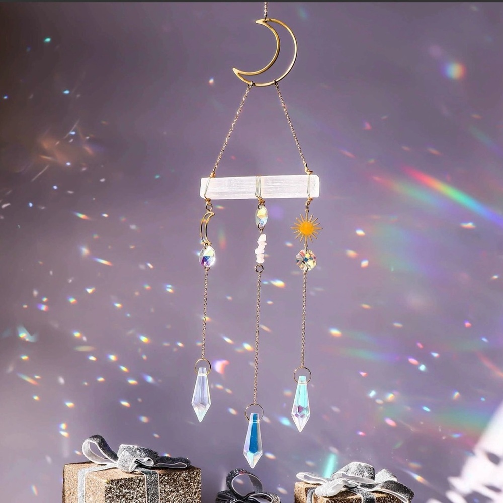 Selenite Bar Suncatcher